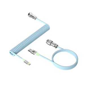 Attack Shark C01Ultra Custom Aviator Cable Blue for 8KHz Magnetic Keyboard