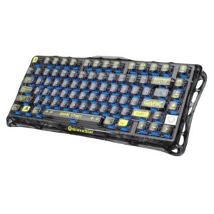 Gravastar Mercury K1 Lite - Transparent Black Mechanical Keyboard