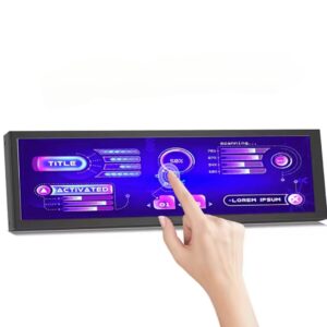 8.8 inch HDMI Touch Long Wide Monitor With Case PC Display Small Extender Monitor