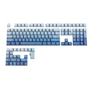 New Topographic Keycaps 4.0 Version Shine Through PBT Cherry Profile Side Print Backlit for MX Gamer Mechanical Keyboard