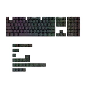 New Topographic Spider Keycaps 4.0 Version Shine Through PBT Cherry Profile Side Print Backlit for MX Gamer Mechanical Keyboard