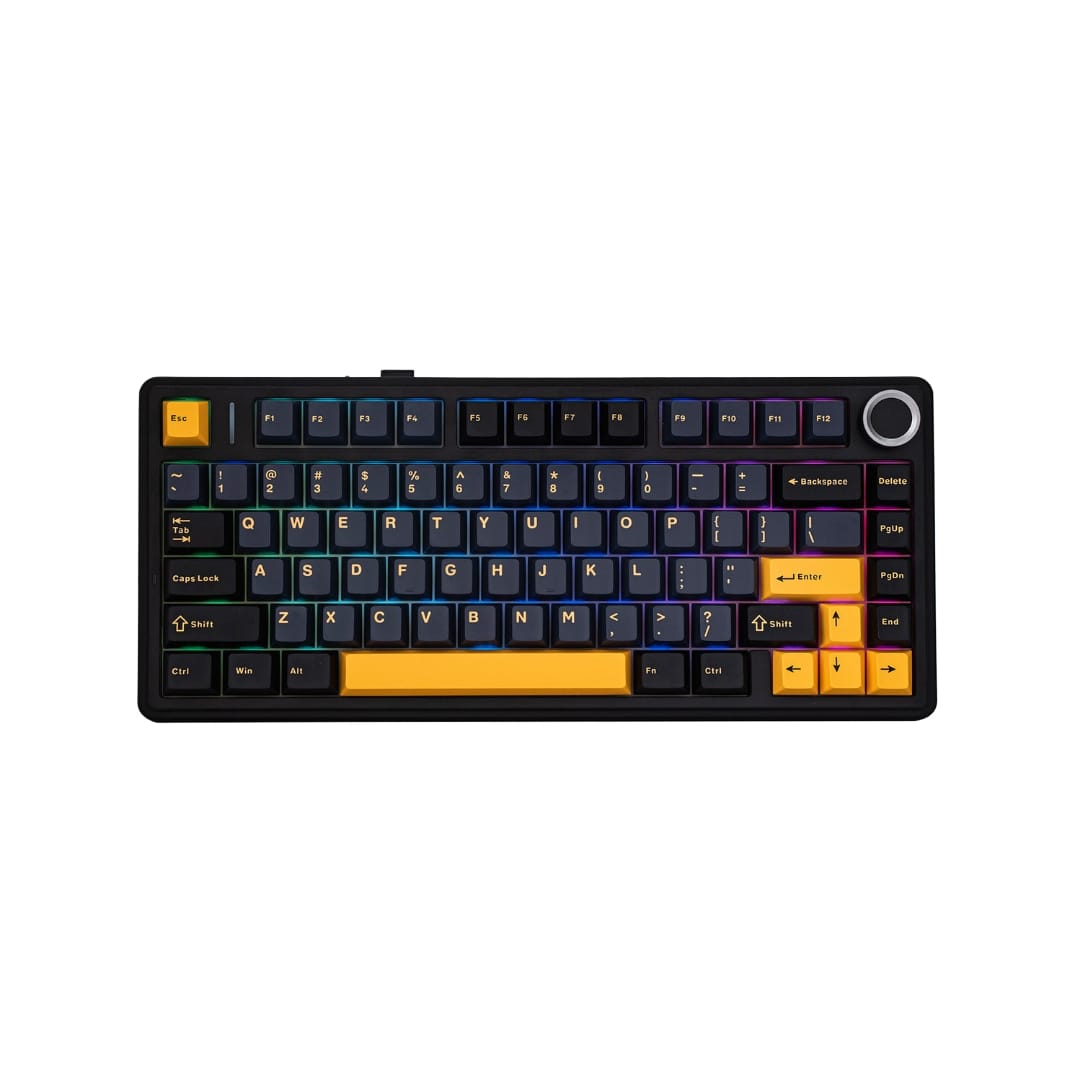 AULA F75 75% Gasket Wireless Mechanical Keyboard Black