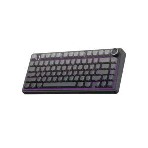 AULA F75 75% Gasket Wireless Mechanical Keyboard Black Side