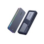 UGREEN 20Gbps M.2 SSD Case NVMe SATA SSD Enclosure Adapter USB 3.2 Gen2 External Enclosure Supports RGB Lighting effect