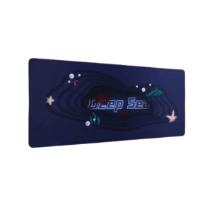 EPOMAKER Custom Deep Sea Desk Mat Mouse Pad 4mm with Anti-Slip Rubber Bottom