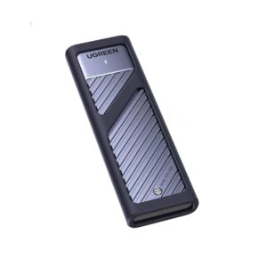 M.2 UGREEN NVMe SATA SSD Enclosure Aluminum 10Gbps USB C External Portable NVMe M.2 Enclosure USB 3.2 Gen2 Support UASP Trim