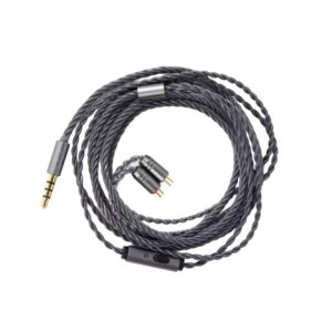 Tripowin Grace Detachable Earphone Cable 3.5mm with Microphone Silver-plated Oxygen Free Copper