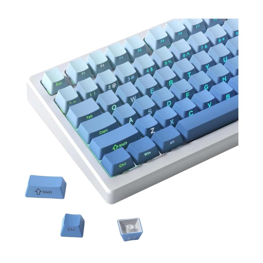 KeyCpaps PBT Sky Blue For 87% Keyboard